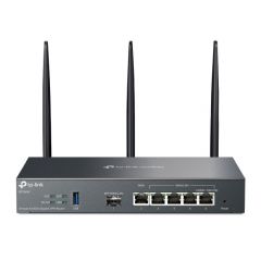 TP-Link Omada ER706W router inalámbrico Gigabit Ethernet Doble banda (2,4 GHz / 5 GHz) Negro