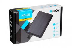 Ibox hd-05 carcasa de disco duro/ssd negro 2.5"
