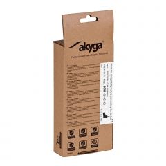 Akyga notebook power adapter AK-ND-26 19.5V/4.62A 90W 4.5x3.0 mm + pin HP adaptador e inversor de corriente Interior Negro