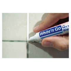 OUTLET Lápiz White ´n Go, blanqueador de juntas, impermeable, resistente al agua, con fórmula antibacteriana, resultados al instante