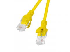 Lanberg PCU5-10CC-0200-Y cable de red Amarillo 2 m Cat5e U/UTP (UTP)