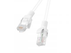 Lanberg PCU5-10CC-0300-W cable de red Blanco 3 m Cat5e U/UTP (UTP)