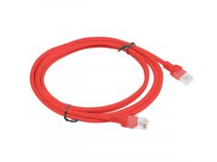 Lanberg PCU6-10CC-0200-R cable de red Rojo 2 m Cat6 U/UTP (UTP)