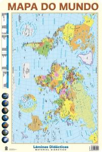 Lamina didactica portugues mapa do mundo