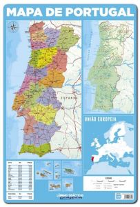 Lamina didactica portugues mapa de portugal