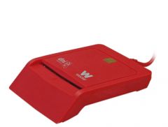 Woxter PE26-145 lector de tarjeta inteligente Interior USB USB 2.0 Rojo