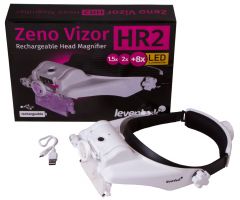 Lupa frontal recargable Levenhuk Zeno Vizor HR2