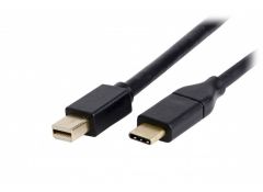 LMP 17089 adaptador de cable de vídeo 1,8 m USB Tipo C Mini DisplayPort Negro