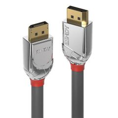LINDY - Cable DisplayPort HDMI 1.2 Cromo Line de 1 Metros, Display Port 4k@60Hz 1.2 21.6G 3D 4k 1080p 240Hz 144Hz 120Hz 1.4 2.2 | Compatible con TV, Monitor, Xbox, Gaming, PC, PS, BLU-Ray, Soundbars