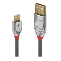 Lindy 36654 cable USB 5 m USB 2.0 USB A Micro-USB B Gris