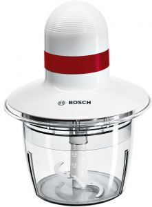 Bosch MMRP1000 picadora eléctrica de alimentos 0,8 L 400 W Rojo, Transparente, Blanco