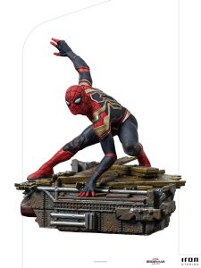 Figura art scale marvel spider-man no way home peter 1