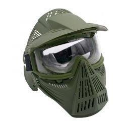 Máscara para airsoft de color verde con gafas Amont 604V