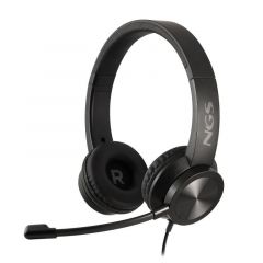 Ngs msx 11 pro auriculares con microfono flexible - diadema ajustable - almohadillas acolchadas - control en cable - cable de 1.80m