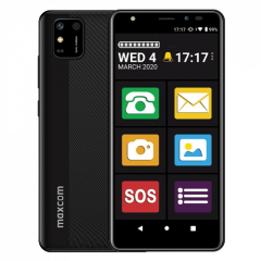 Maxcom MS554 SENIOR 5,5" 2+32GB NEGRO - Telefono Movil 5,5" Android