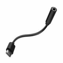 Muvit for change adaptador tipo c a jack 3.5mm negro