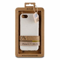 Muvit for change carcasa bambootek coton compatible con apple iphone 8/7/6s/6