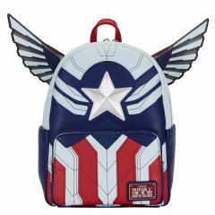 Mini mochila loungefly marvel falcon capitán américa cosplay