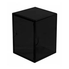 Caja de mazo ultra pro para cartas eclipse de 2 piezas jet black negro