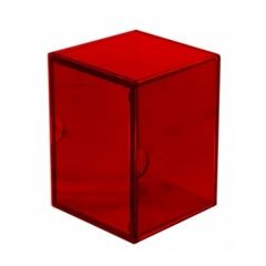 Caja de mazo ultra pro para cartas eclipse de 2 piezas apple red rojo