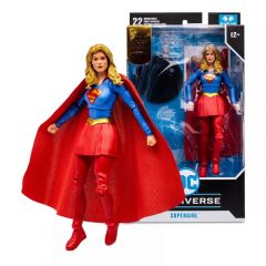 Figura mcfarlane toys dc multiverse 7in -  supergirl (rebirth) (gold label)