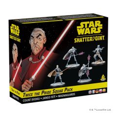 Atomic Mass Games Star Wars: Shatterpoint - Twice the Pride: Count Dooku Squad Pack Figura