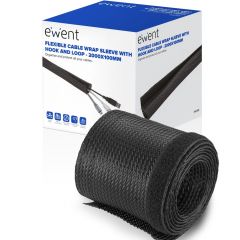 Ewent EW1558 organizador de cables Universal Pasacables Negro 1 pieza(s)
