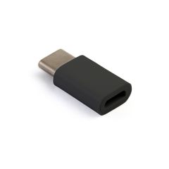 Muvit MUADP0013 cambiador de género para cable Micro USB USB Tipo C Negro
