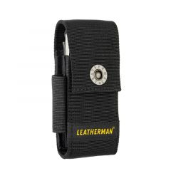 Leatherman STE-934932 Funda de Nylon Talla M de color negro con banda elástica lateral y bolsillos para herramientas Charge, Crunch, Rebar, Rev, Sidekick, Skeletool, Wave, Wingman con banda elástica lateral