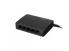 Lanberg DSP2-1005-12V switch No administrado Gigabit Ethernet (10/100/1000) Negro
