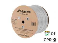 Lanberg LCUF6L-11CU-0305-S cable de red Gris 305 m Cat6a U/FTP (STP)