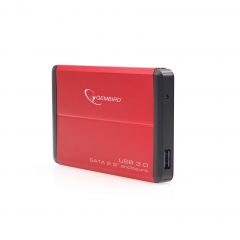 Gembird EE2-U3S-2-R caja para disco duro externo Caja de disco duro (HDD) Rojo 2.5"