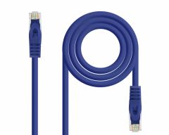 Nanocable Cable de red latiguillo RJ45 LSZH Cat.6A UTP AWG24, Azul, 2.0m