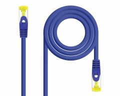 Nanocable Cable de red latiguillo RJ45 LSZH Cat.6A SFTP AWG26, Azul, 1.0 m