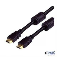 Nanocable CABLE HDMI V1.4 (ALTA VELOCIDAD / HEC) CON FERRITA, A/M-A/M, 3.0 M