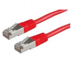 VALUE Cable de conexión S/FTP-(PiMF-) conf., Cat. 6, Rojo 0,5 m
