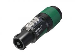 Neutrik - 4 pole speakon cable connector, screw terminal assembly, chuck type strain relief for cable diameters 6 to 12 mm