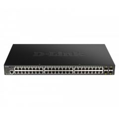 OUTLET D-Link DGS-1250-52XMP switch Gestionado L3 Energía sobre Ethernet (PoE) Negro