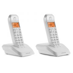 Motorola S12 Duo Teléfono DECT Identificador de llamadas Blanco
