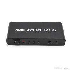 Splitter / Switch HDMI 3x1 Yatek YK-301, soporta 3D, seleccione, amplifique y multiplique la señal HDMI