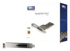 Sweex 1 Port Parallel PCI card tarjeta y adaptador de interfaz - Accesorio (PCI, Moschip MCS9865CV, Marrón, SPP, PS2, 1,5 Mbit/s, Inalámbrico)