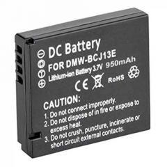 Amsahr Grade A de Celdas de batería (1500 mAh, 3.7 V) para Panasonic DMW-BCJ13 – Gris