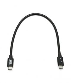 OWC Cable 0,7M Thunderbolt 4 / USB-C: capacidad universal y completa para todos los dispositivos Thunderbolt 3, Thunderbolt 4, USB-C y USB4
