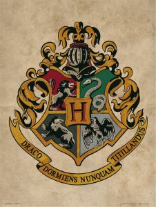 Print 30x40 cm harry potter hogwarts escudo