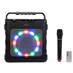 Altavoz portatil fonestar partybox 20w rms - jack - funcion karaoke - bluetooth - usb - micro sd - mp3 - microfono - efecto luminoso