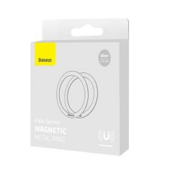 Baseus magnetic tool halo series magnetic ring (2 pcs / package) silver (pcch000012)