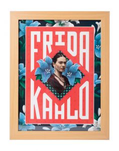 Print enmarcado 30x40 cm frida kahlo