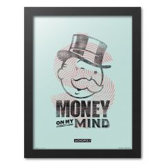 Print enmarcado 30x40 cm monopoly money on my mind