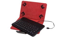Phoenix Technologies PHKEYCASE7-8 teclado para móvil Negro, Rojo