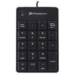 Phoenix Technologies PHNUMERICALPADB teclado numérico Universal USB Negro